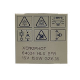 لامپ هالوژن کاسه بزرگ اسرام 15 ولت 150 وات سوزنی