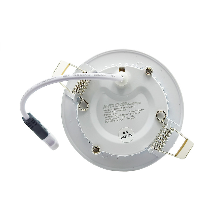 پنل توکار 3 وات مدل سرامیکی گرد برش 7 ایندوکوپ