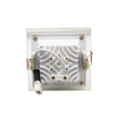 پنل توکار 6 وات مدل دورشیشه ای 7.5 ایندوکوپ