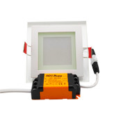 پنل توکار 6 وات مدل دورشیشه ای 7.5 ایندوکوپ