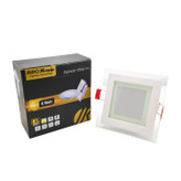 پنل توکار 6 وات مدل دورشیشه ای 7.5 ایندوکوپ