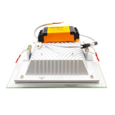 پنل توکار 12 وات مدل دورشیشه ای LED ایندوکوپ