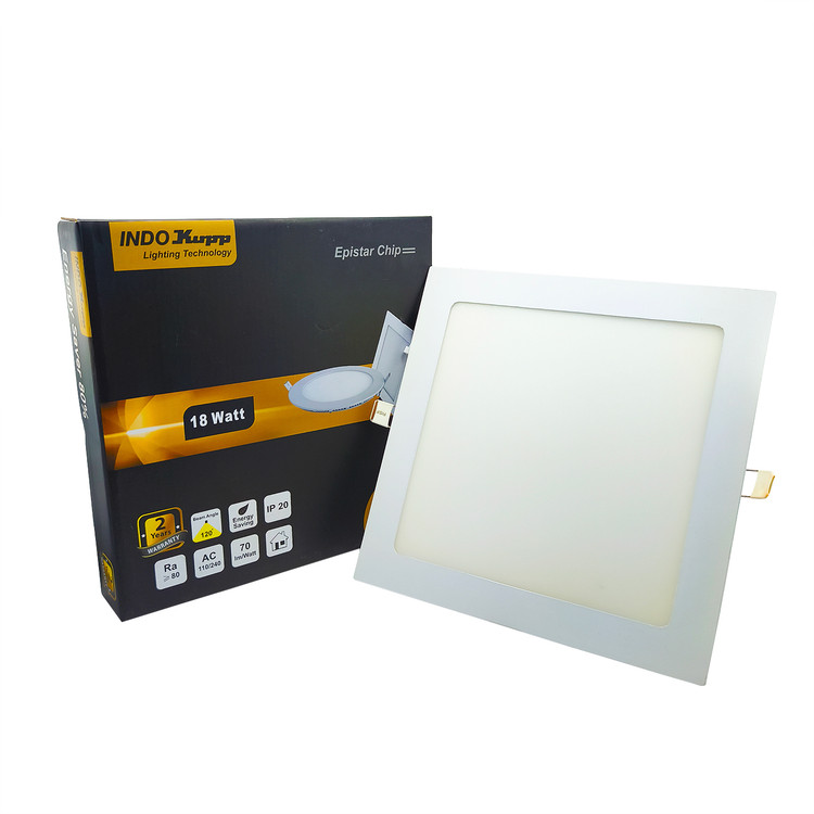 پنل توکار 18 وات مربع مدل سرامیکی برش 20.5 ایندوکوپ