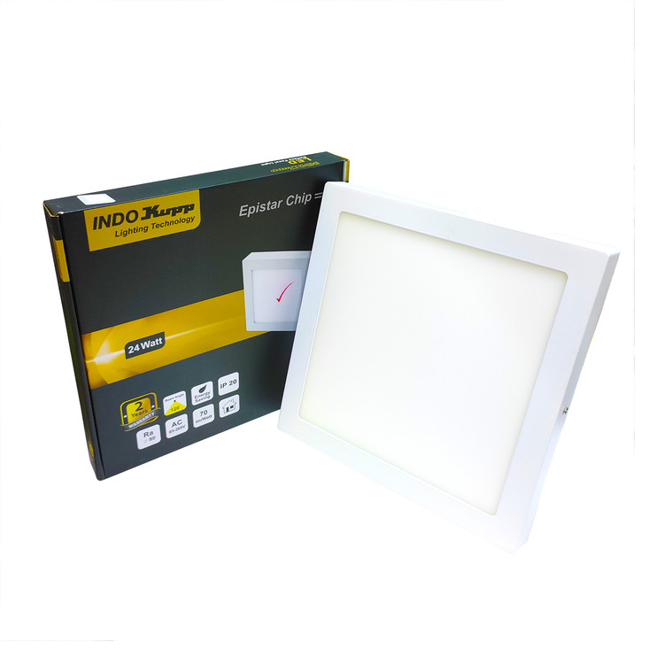 پنل روکار سقفی 24 وات مربع ایندوکوپ