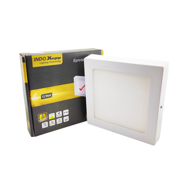 پنل روکار سقفی 12 وات مربع ایندوکوپ