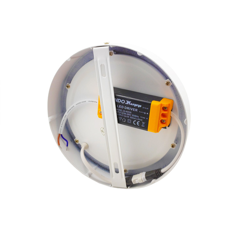 پنل روکار سقفی 12 وات گرد ایندوکوپ