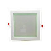 پنل توکار 18 وات مدل دورشیشه ای مربع ایندوکوپ