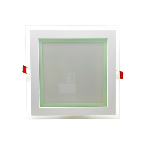 پنل توکار 18 وات مدل دورشیشه ای مربع ایندوکوپ