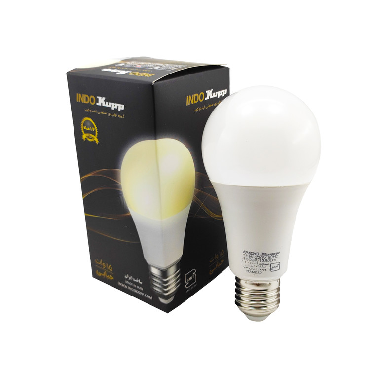 لامپ 15 وات LED مدل حبابی ایندوکوپ