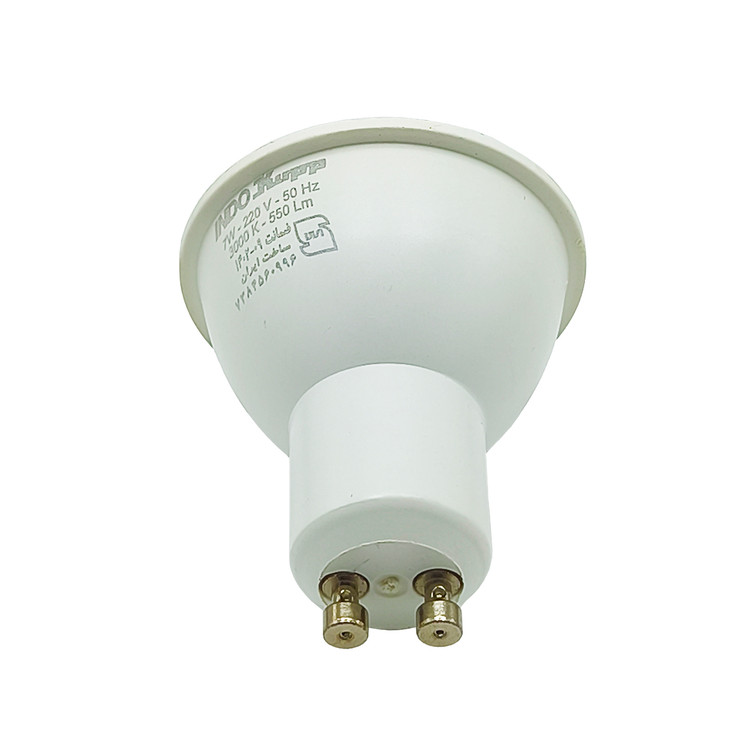 لامپ هالوژن 7 وات LED پایه استارتی (GU10) مدل مات ایندوکوپ