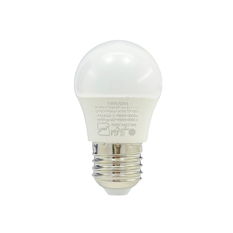 لامپ حبابی 5 وات E27 LED افراتاب