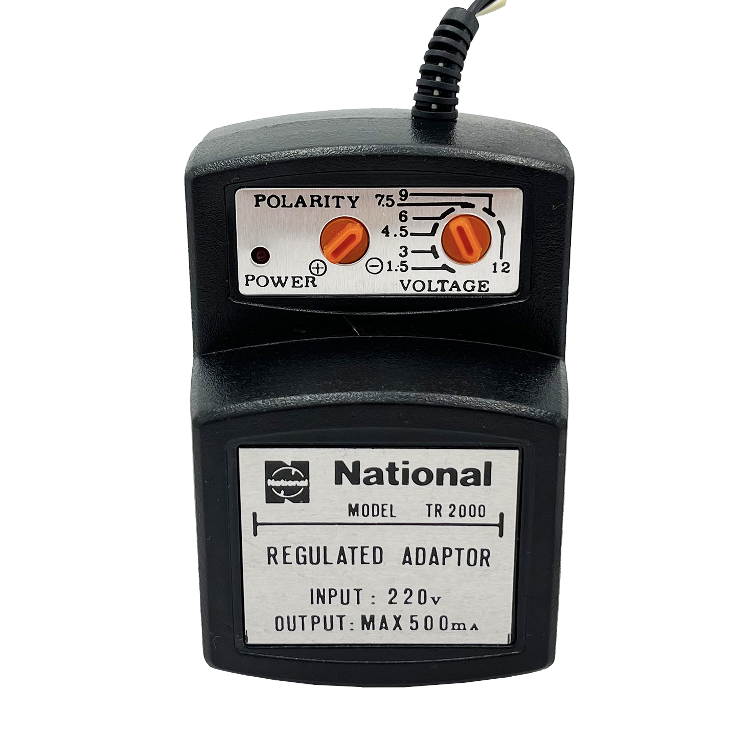 آداپتور رگولاتور متغیر 220 ولت به 12-3 ولت 500 میلی آمپر مدل TR2000