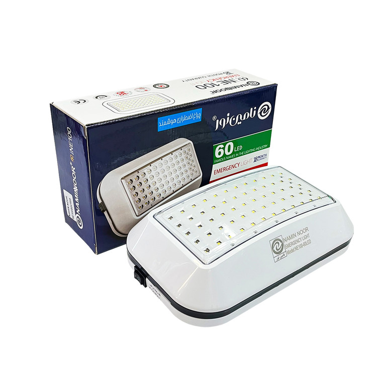 چراغ اضطراری هوشمند مدل NE100 نامین نور