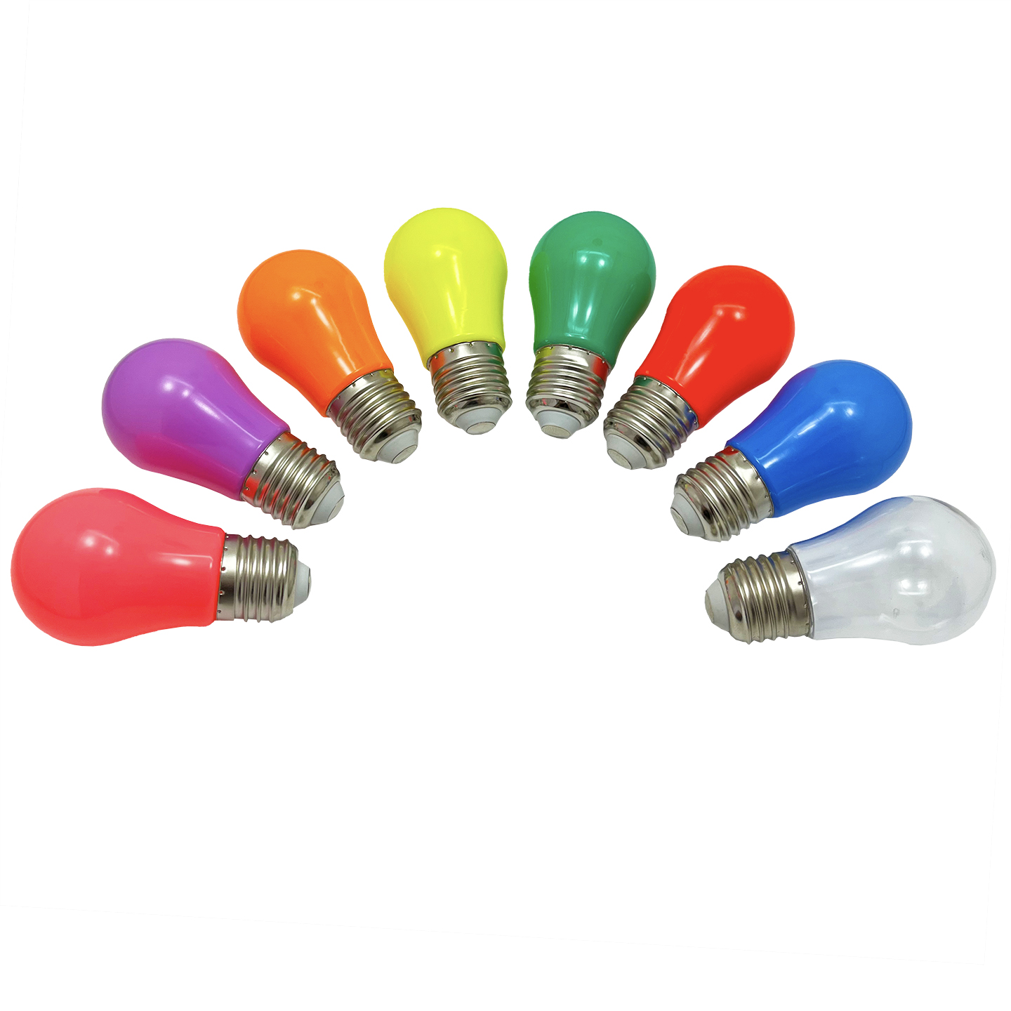 لامپ 3 وات LED مدیانور مدل حبابی رنگی سرپیچ E27