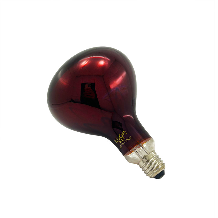 لامپ مادون قرمز 220 ولت 250 وات E27 نور