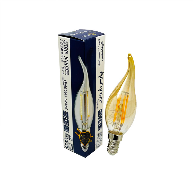 لامپ فیلامنتی 6 وات E14 مدل اشکی