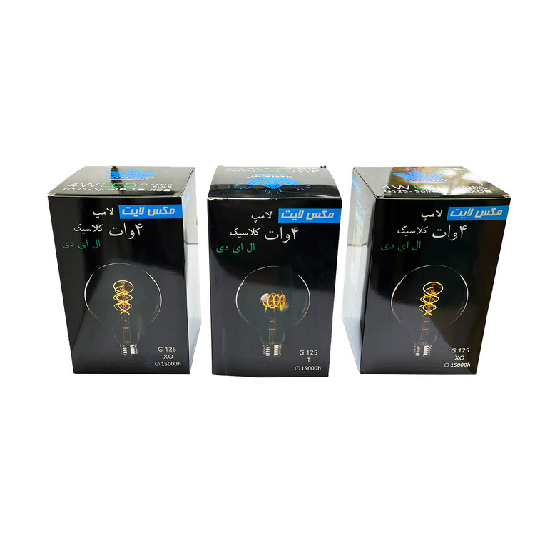 لامپ فیلامنتی 4 وات G125 مکس لایت