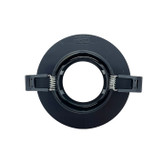 قاب هالوژن گرد برش 7 مشکی مدل مسطح چرخشی