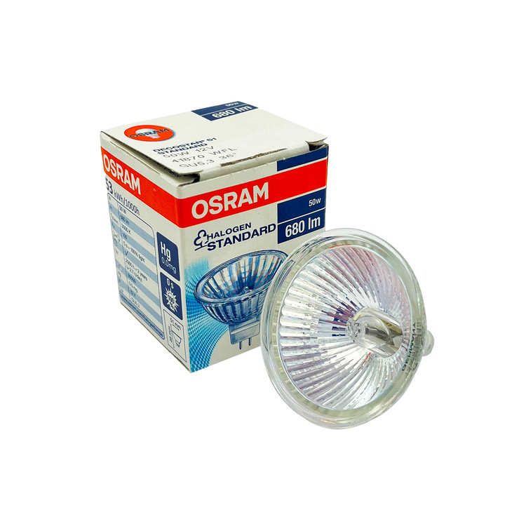 لامپ هالوژن کاسه ای 12 ولت 50 وات پایه سوزنی