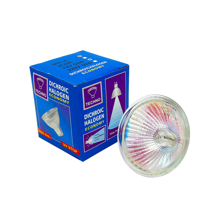 لامپ هالوژن کاسه ای 12 ولت 50 وات پایه سوزنی