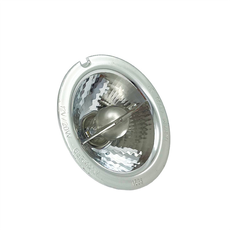 لامپ هالوژن کاسه فلز 12 ولت 20 وات پایه سوزنی