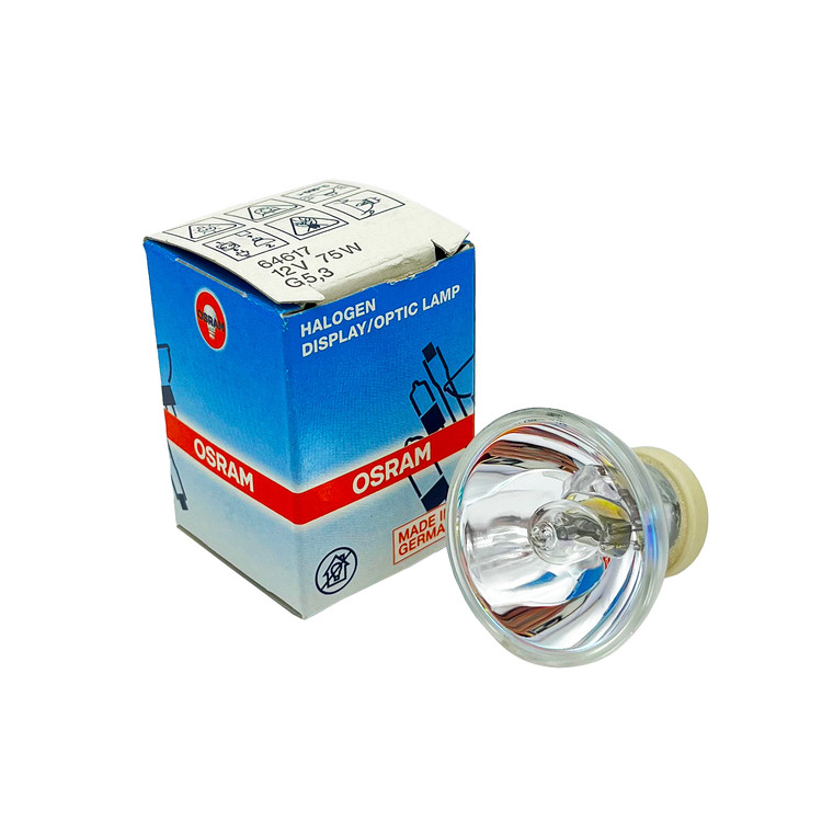 لامپ هالوژن کاسه ای 12 ولت 75 وات پایه تیغه ای