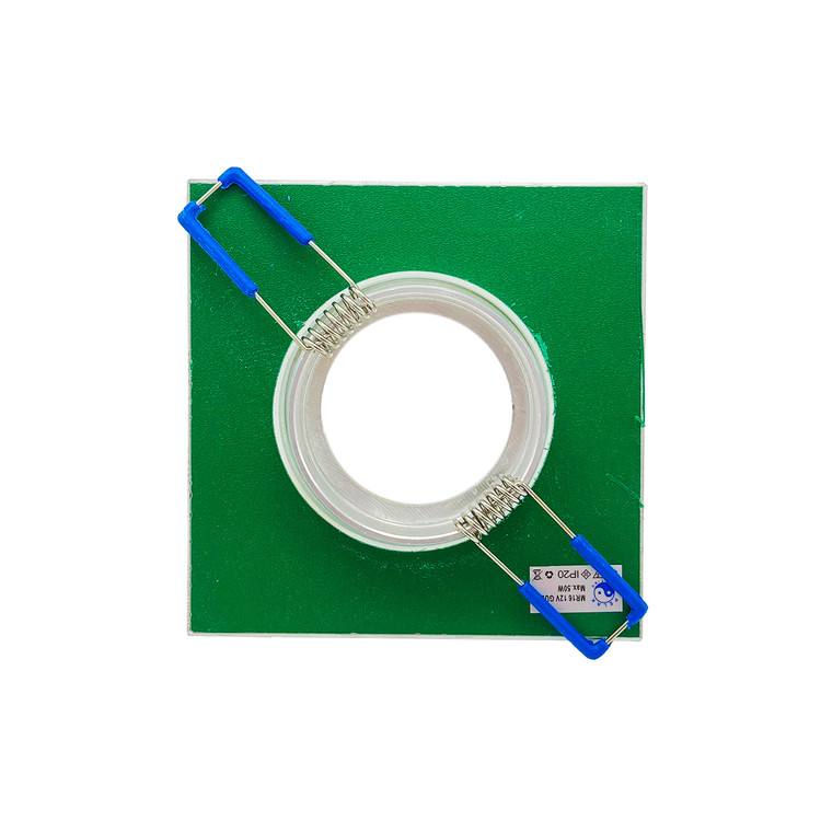 قاب هالوژن مربع کریستالی برش 6