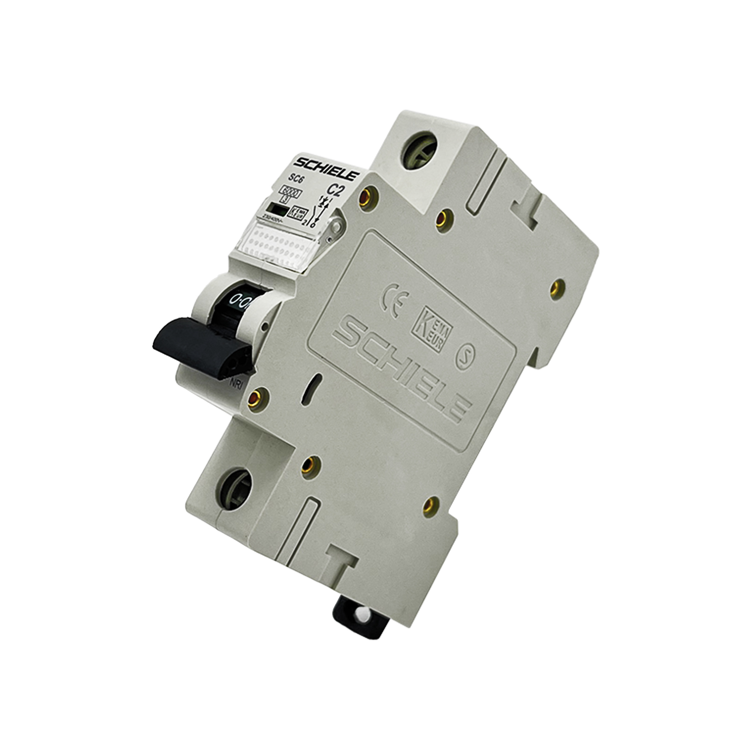 کلید مینیاتوری شیله تک فاز 2 آمپر 6 کیلو آمپر تیپ C کد SC6-1C02