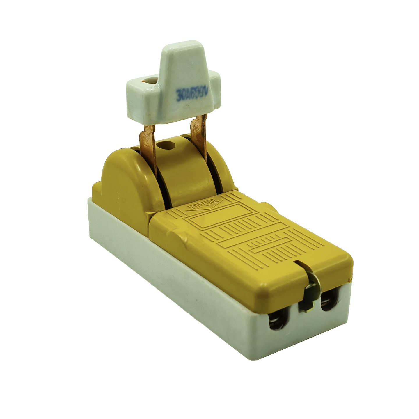 کلید چاقویی یکطرفه 30 آمپر 600 ولت 2 فاز KNIFE SWITCH