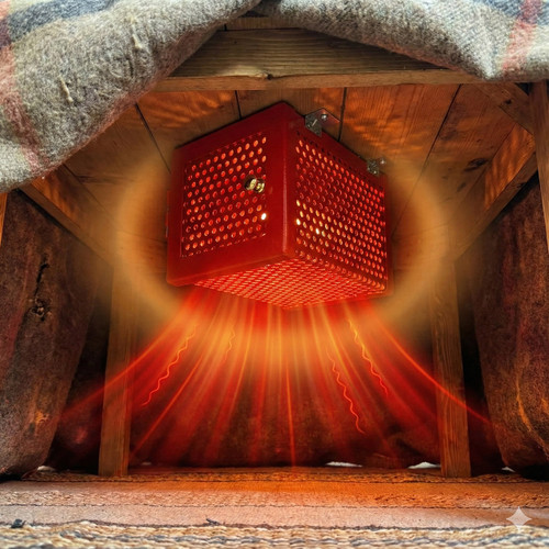 کرسی برقی فلزی با لامپ مادون قرمز