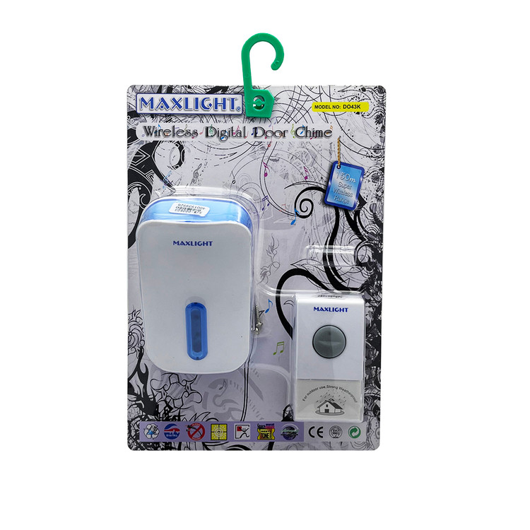 زنگ اخبار بی سیم تک شاسی مدل D043K مکس لایت