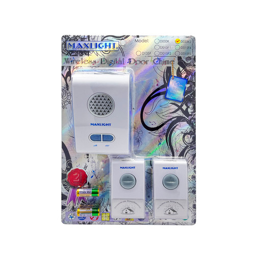 زنگ اخبار بی سیم دو شاسی مدل D033K2 مکس لایت