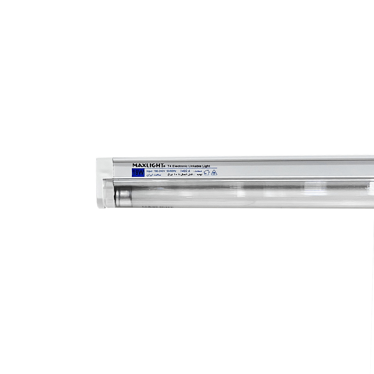 چراغ زیر کابینتی 54 سانتی متر 18 وات مدل لامپ خور T4 مکس لایت