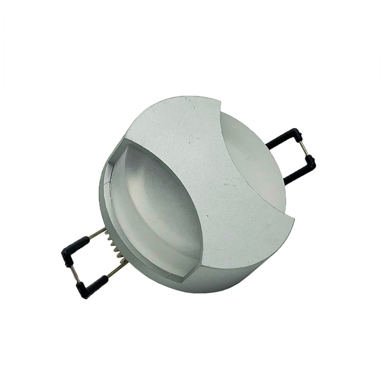 دکوراتیو توکار گرد 1 وات برش 4.5 سانت بدنه آلومینیوم