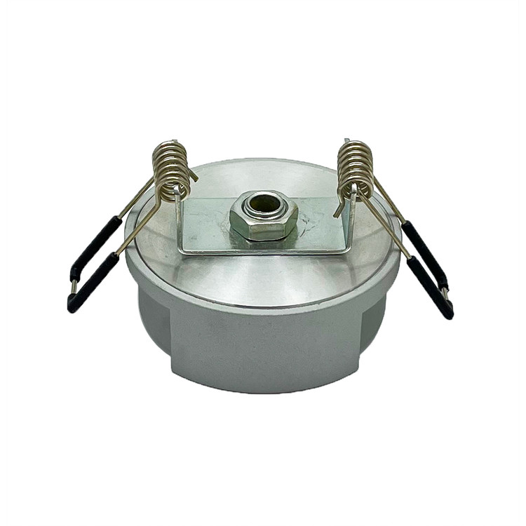 دکوراتیو توکار گرد 1 وات برش 4.5 سانت بدنه آلومینیوم