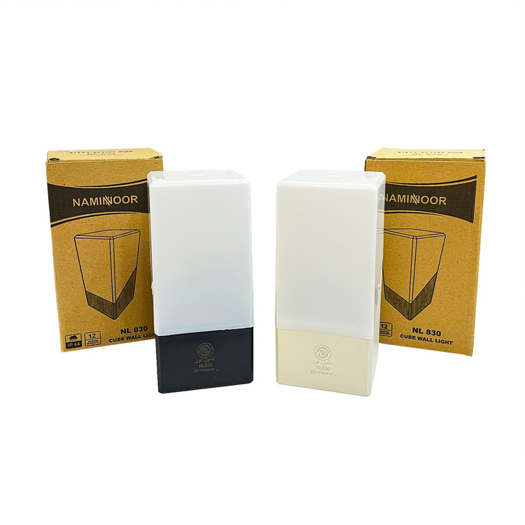 چراغ دیواری مکعبی IP44 مدل NL830
