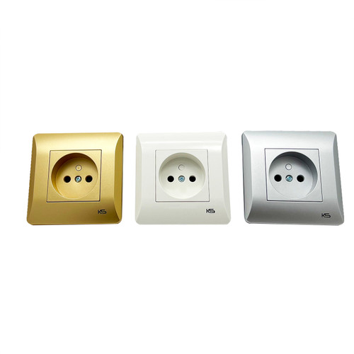 پریز برق ساده مدل اسپایدر توس الکتریک K&S