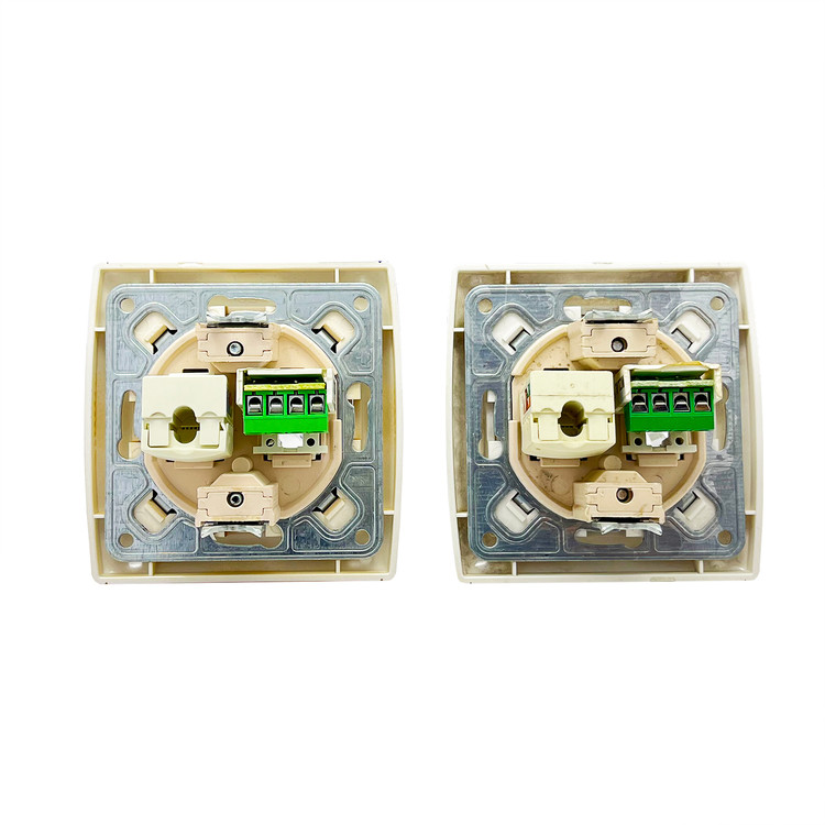 پریز تلفن و شبکه توکار مدل ژنو توس الکتریک K&S